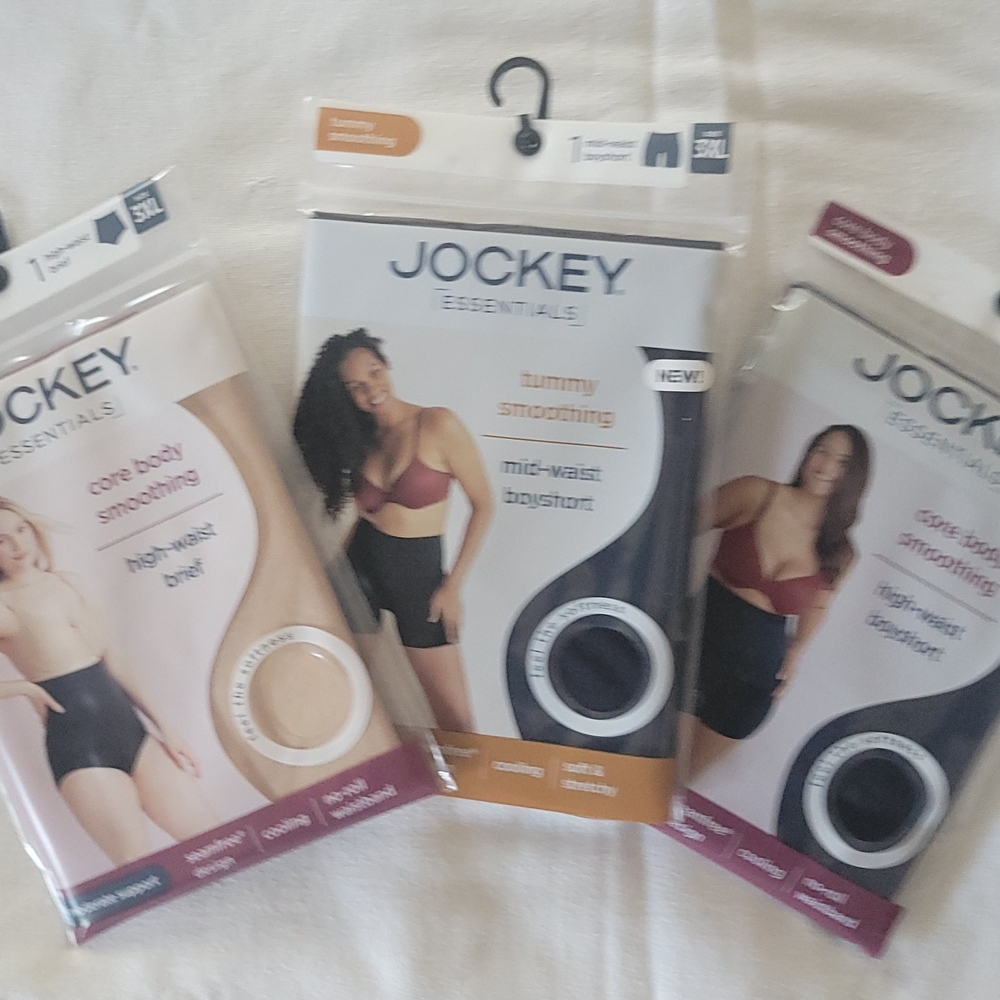 3 PcJockey High-Waist Smoothing Briefs - Beige & Black